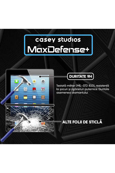 Casey Studios iPad 4/3/2 9.7" Full Cover Ultra HD Screen Protector Anti-Scratch Shockproof Transparent