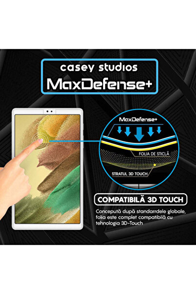 Casey Studios Samsung Galaxy Tab A7 Lite 8.7" Full Cover HD Screen Protector, Anti-Scratch, Anti-Shock, Transparent