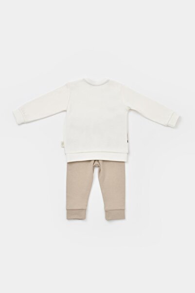 BabyCosy Baby Boy Printed Sets 3-24 Months Ecru