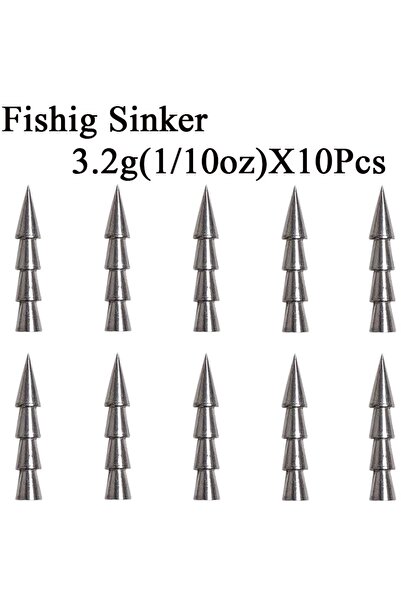 Choice 3.2 جرام 10 قطع/مجموعة وزن حشوة الصيد 0.5 جرام 1 جرام 1.5 جرام 2 جرام ...