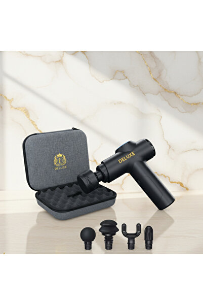 Deluxe مسدس التدليك - جهاز تدليك الأنسجة العميقة المحمول مع العلاج بالحرارة و...