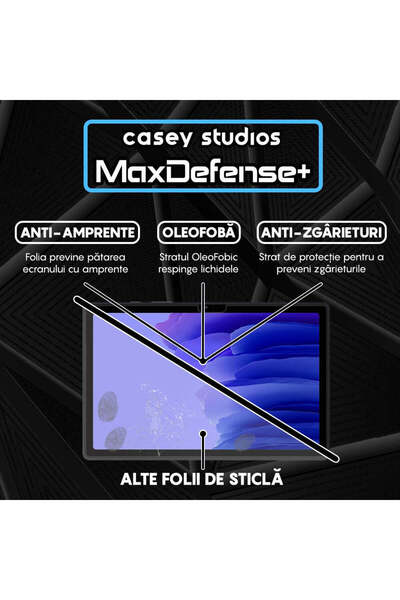 Casey Studios Folie Samsung Galaxy Tab A7 10.4 2022/2020, Full Cover, Anti Zgarieturi, Anti Socuri, Transparenta