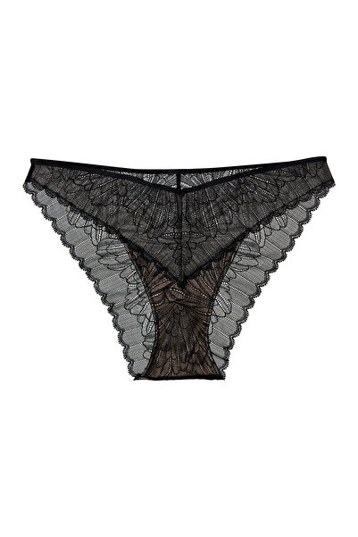 ESOTIQ Chiloți pentru femei, cu imprimeu floral și dantelă la spate, detalii din plasă, eleganți și confortabili | Oprah