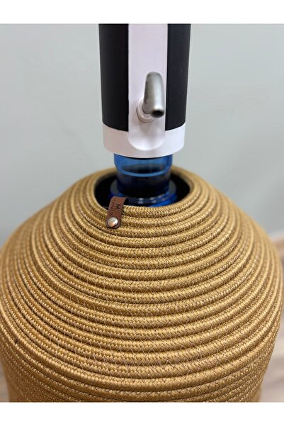 MaVaux Chic Bottle Cover Jute Straw Look, Patterned Bottle Cover