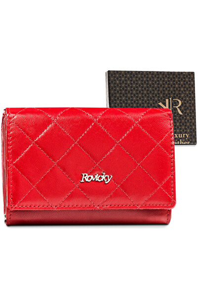 Other Women's leather wallet with snap closure - Rovicky