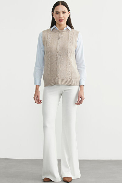 Sementa Casual Wool Knit Sweater - Mink