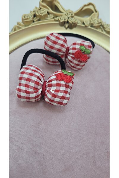GÜLPEŞE 2 Puffy Cherries 🍒 Detailed Pötikare Pillow Buckle