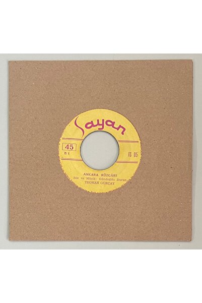 Sayan Teoman Gürçay Ankara Rüzgarı - Kara Sevda 45 lik Lp Plak (Orjinal Döem ...