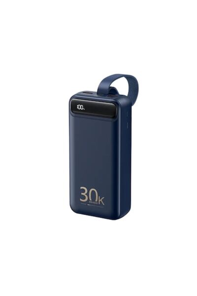 Tusiya External Battery 30000 mAh, TU&YA® 22.5 W, QuickCharge 3.0, with Lantern, Digital LED Display, Mode