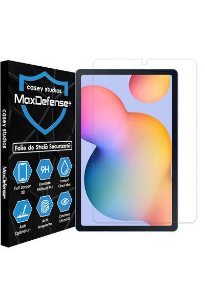 Casey Studios Folie Samsung Galaxy Tab S6 Lite 2022 10.4", Full Cover, Anti Zgarieturi, Anti Socuri, Transparenta