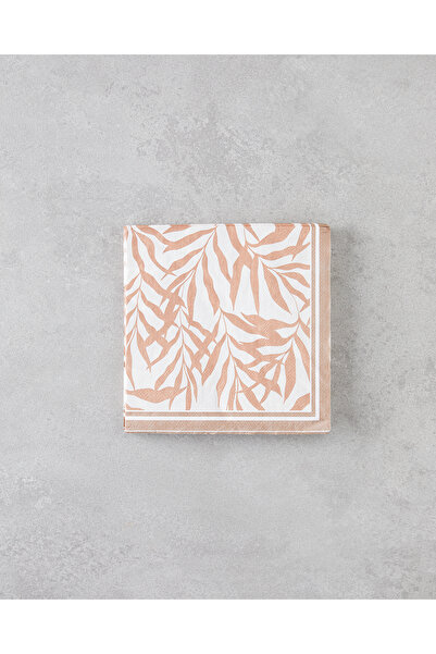 English Home Nutmeg Kağıt 20'li Kağıt Peçete 33x33 cm Kahverengi