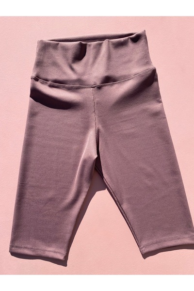 LEYNA BUTİK Shaping / Sculpting Laptop Sports Suit |   High Waist & Padded Crop Light Plum
