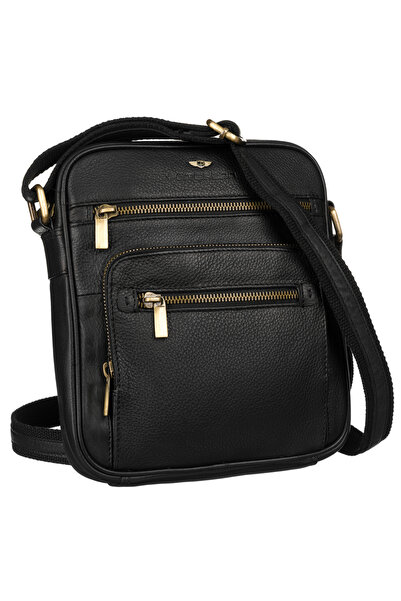 Other Geantă bărbătească din piele cu buzunare - Peterson