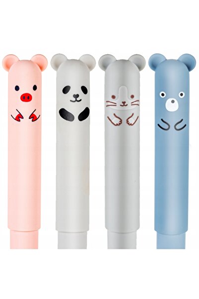 zola Pen set, 4 pieces, animal patterns, writing thickness 0.35 mm