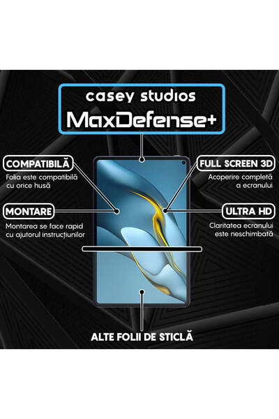 Casey Studios Folie Huawei MatePad Pro 10.8 2019/2021, Full Cover, Anti Zgarieturi, Anti Socuri, Transparenta