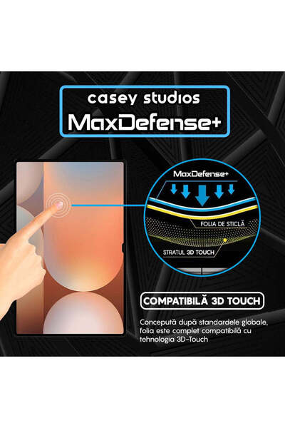 Casey Studios Samsung Galaxy Tab S10 Ultra Case, Full Cover, Ultra HD, Anti Scratch, Anti Shock, Transparent