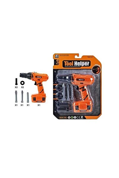 HerşeyVarBurda Tool Helper Deluxe Oyuncak Tamir Seti – Çocuk Matkap Oyuncağı ...