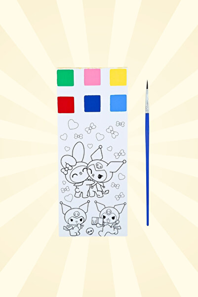 Bold Grup Kuromi 8 Pages Watercolor Notebook 1 Pcs