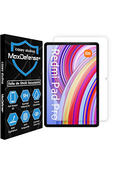 Casey Studios Folie Xiaomi Redmi Pad Pro 5G/Redmi Pad Pro, Ultra HD, Anti Zgarieturi, Anti Socuri, Transparenta