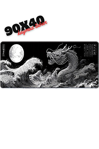 Sarftech 90x40 XL Kaymaz Taban Speed Yüzey Gaming Oyuncu Mousepad Su Geçirmez Gaming Mousepet