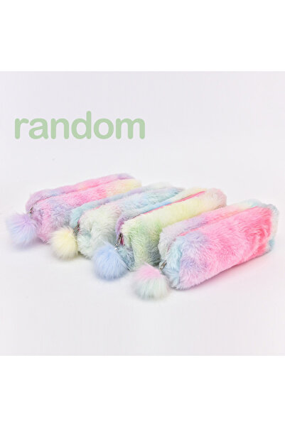 Choice حافظة أقلام كاواي من القطيفة باللون الأخضر المتدرج، صندوق أقلام لطيف ب...