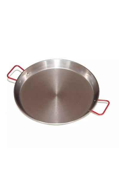 Perfect Home Polished steel paella pan, 28 cm