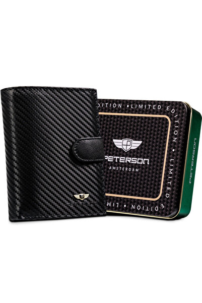 Other Portofel din piele carbon pentru carduri - Peterson