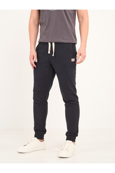 Timeout Men's long sports pants in uniform color with logo details
