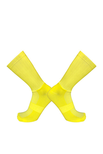 Choice جوارب صيفية من السيليكون مضادة للانزلاق باللون الأصفر مقاس L 39-45 جوا...