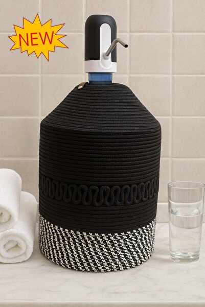 MaVaux Шикарний чохол для каністри з джутовим плетінням, чохол для каністри з візерунком