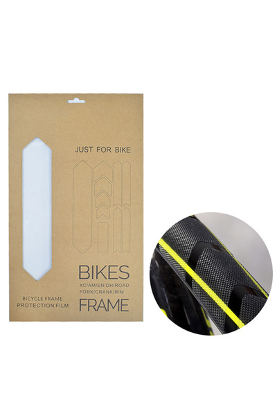Choice 1 ملصق شفاف لحماية إطار دراجة الطريق الجبلية مضاد للخدش وواقي هيكل ثلا...