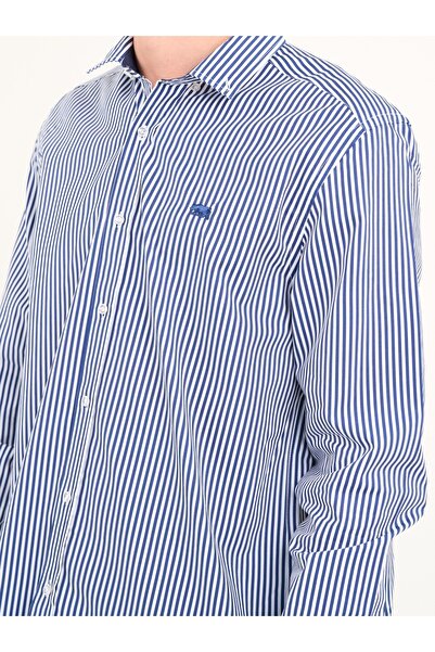 Timeout Men's long-sleeved striped shirt
