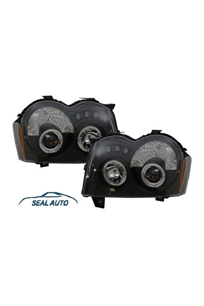 OEM Set 2 faruri compatibil cu JEEP Grand Cherokee WH (2005-2008) Angel Eyes ...