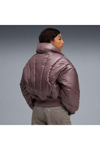 Puma Dare to Puffer Women's Burgundy Jacket