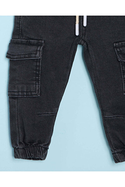 REDTAG Infant Boys Navy Stretch Denim Jogger Jeans