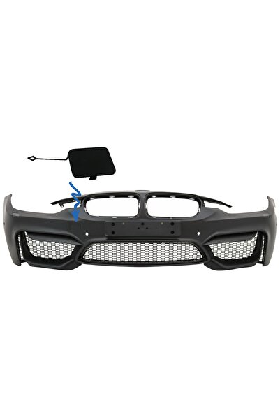 OEM Hook Cover compatible with Front Bumper M4 Design BMW 3 Series F30 F31 (2...
