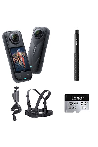 Insta360 X5 Aksiyon Kamerası - Bisiklet Kiti 1 TB