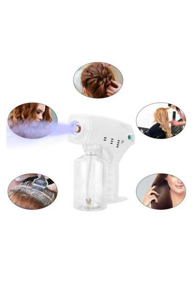 Generic Nano Hair Sprayer USB Wireless Rechargeable Hair Moisturizer (600ml)