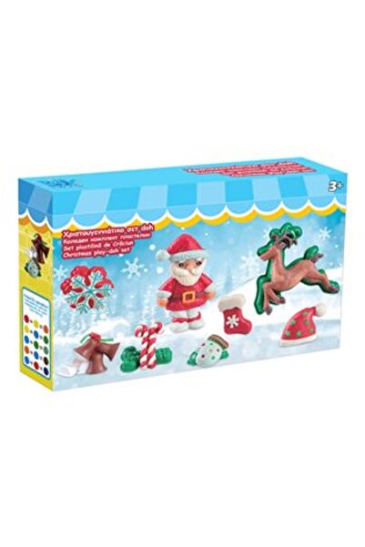 Silver Star Christmas Doh Modeling Clay Set with Figurines