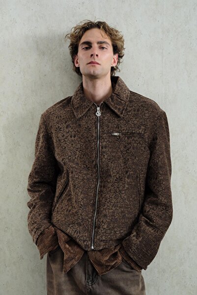 GIESTO Jacquard Textured Jacket