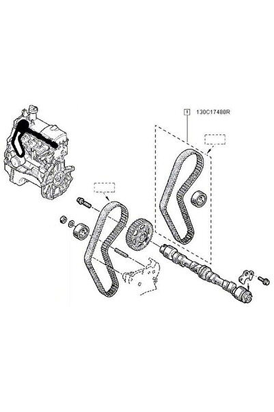 OEM KIT DISTRIBUTIE LOGAN./SANDERO. 1.4 /1.6 2010->