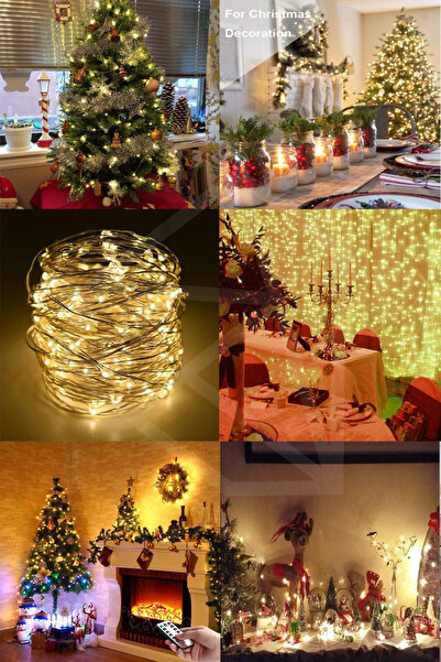 Ema Dükkan Gün Işığı Flex Peri Led Işık 5 Metre USB Kumandalı Esnek Tel Dekor...