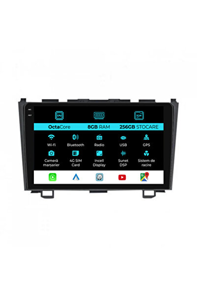 OEM Navigatie Dedicata Honda CR-V (2006-2012), 9Inch, 8Gb Ram, 256Gb Stocare,...