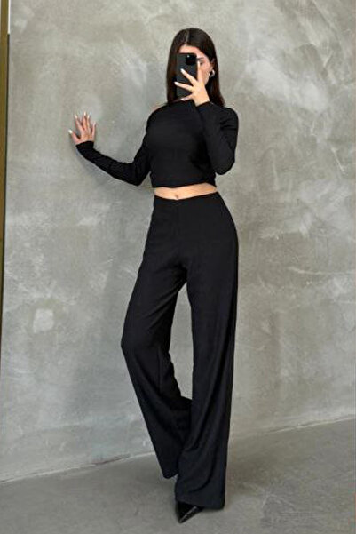 CİDDE Women's Drape Detail Boat Neck Wrap Suit