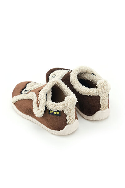 GEZER Erkek Çocuk Kışlık PVC Rahat Taban Tek Cırt Cırtlı Ayarlanabilir Kemer Ev Okul Kreş Panduf Aya