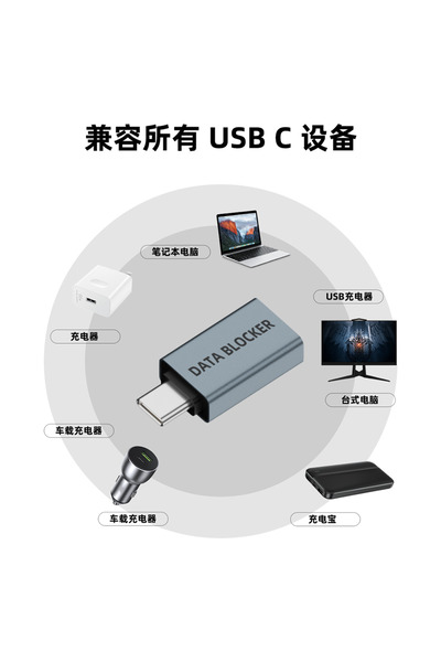 LivX حاجز بيانات من USB إلى Type-C - حاجز البيانات باللون الأرجواني OTGBU