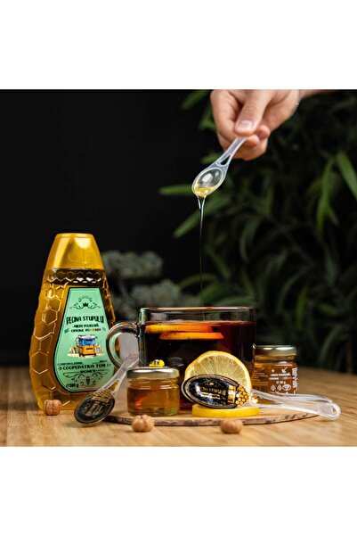 REGINA STUPULUI Polyfloral honey for coffee and tea, 50 pcs x 7 g, 100% Romanian origin product