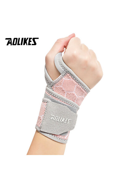 Aolikes Pink 1PCS New Wrist Brace for Carpal Tunnel Relief Light Support - Compression Wrist Support