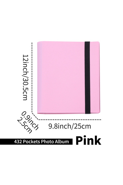 Choice ألبوم صور وردي، قطعة واحدة، 432 جيبًا لكاميرا فوجي فيلم إنستاكس ميني 1...