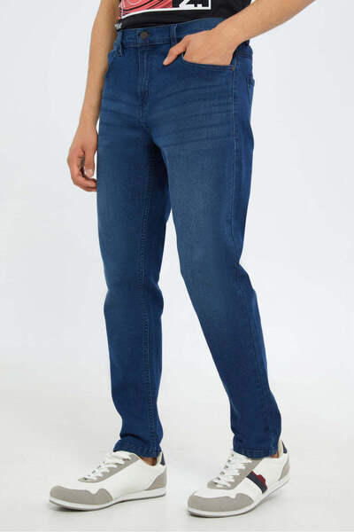 REDTAG Men Blue Slim Fit Jeans